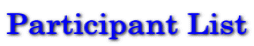Participant List